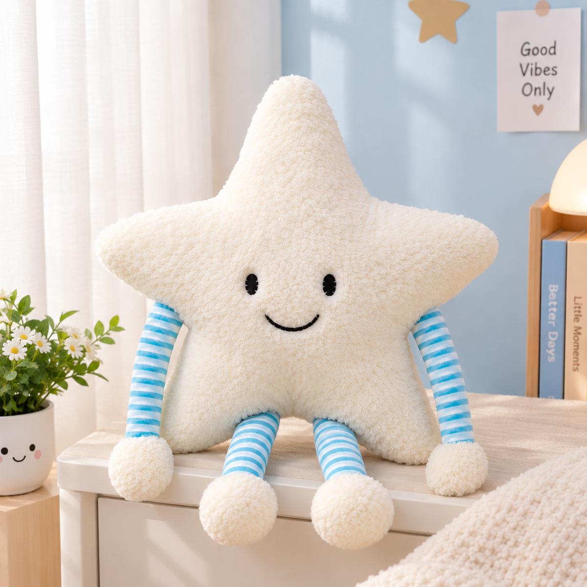 Cute Star Soft Plush Cuddle Pillow