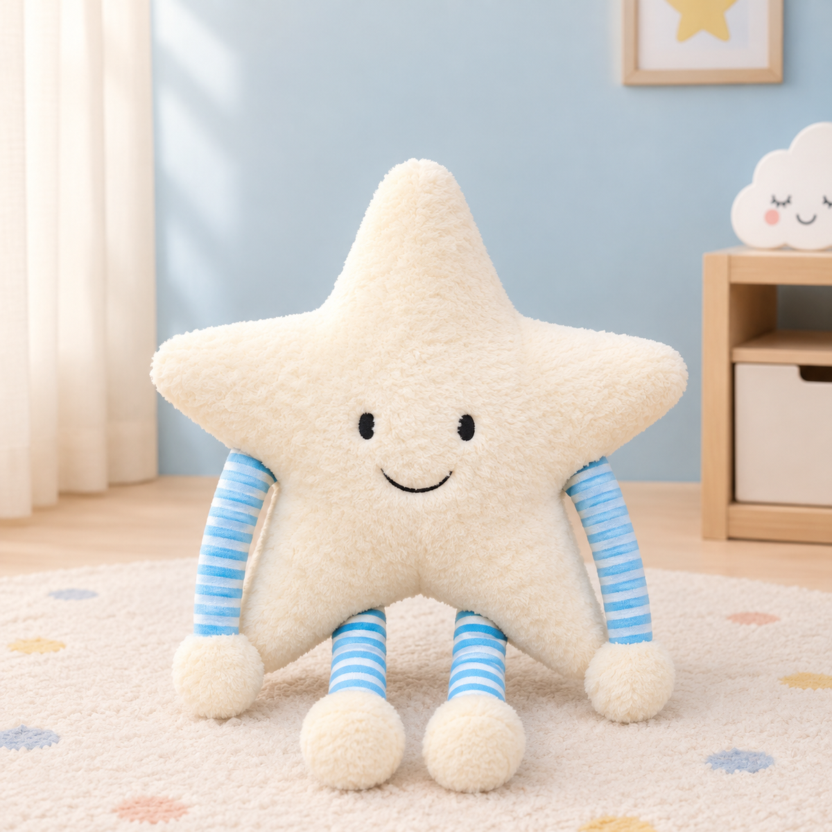 Cute Star Soft Plush Cuddle Pillow